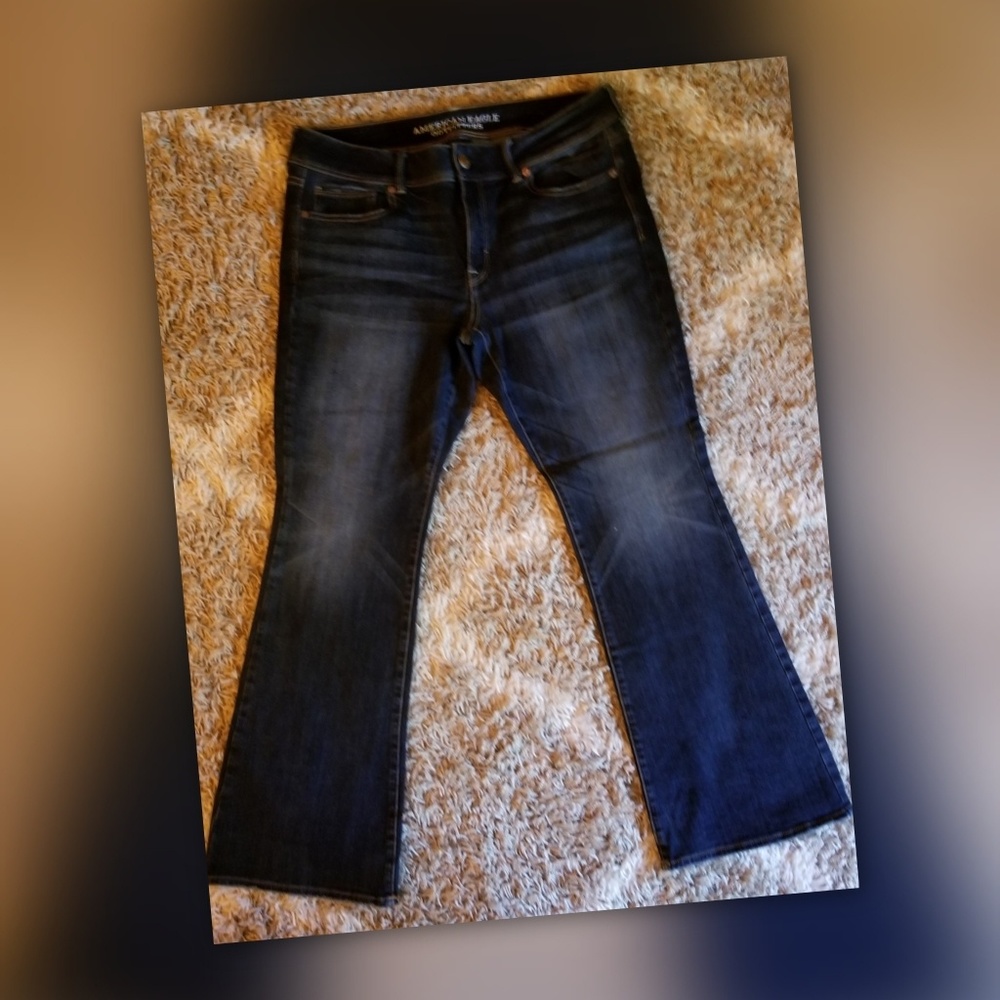 AE Super Stretch Kick Boot Jeans